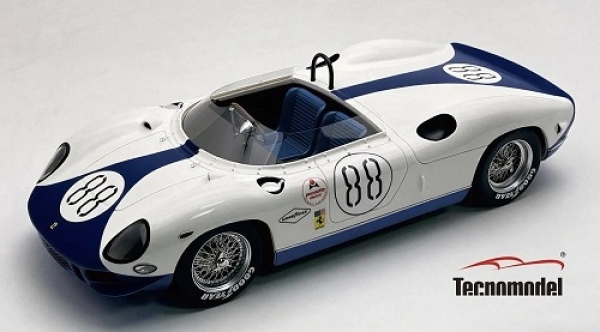 TM18310C Ferrari 330P Daytona 2000 km 1965 #88 NART Driven by: W. Hansgen, D. Piper 1:18